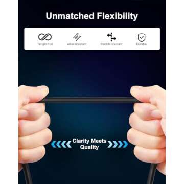 Aqdocvf Premium XLR Cable - 6ft, 2 Pack Microphone Cable