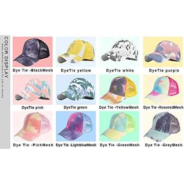 Criss Cross Stylish Ponytail Cap for Women