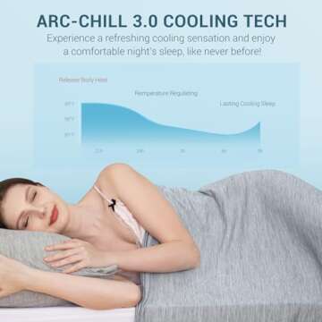 Elegear Revolutionary Cooling Blanket Queen Absorbs Heat to Keep Body Cool for Night Sweats, Arc-Chi...
