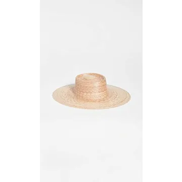 Lack of Color Palma Wide Straw Boater Hat Natural - Stylish Sun Protection