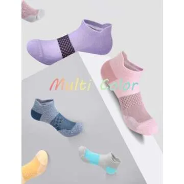 CS CELERSPORT Women's Comfortable Athletic Socks - 5 Pairs