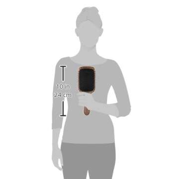 Acca Kappa Professional Pro Pneumatic Hair Brush - Large Paddle for Ultimate Care