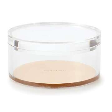 Kate Spade New York Acrylic Stackable Desk Organizer Set of 3, Strike Gold