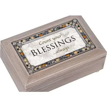 Jeweled Pewter Blessings Always Figurine Gift