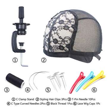 Eerya Canvas Block Head Set for Wig Styling and Display