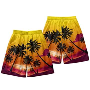 Men's Hawaiian Kimono & Shorts Set for Summer Style