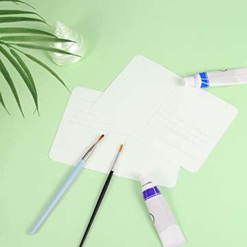 24pcs 4x6 Inch Watercolor Postcards, Blank Watercolor Cards 140lb Watercolor Paper Cards Art Supplies for Christmas Thanksgiving Invitation Card Greeting Card DIY