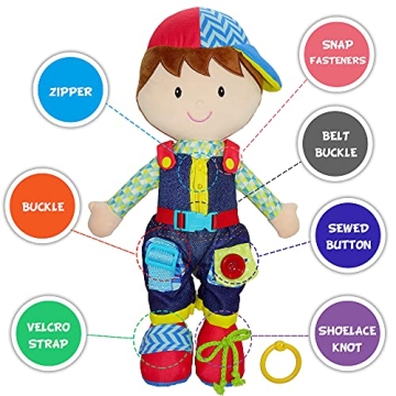 June Garden Dressy Friends Lucas Educational Plush Doll