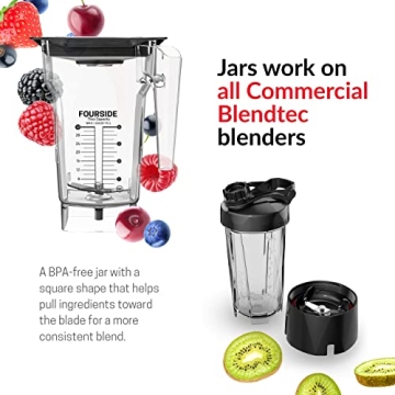 Blendtec Connoisseur 825 SpaceSaver Blender with FourSide Jar