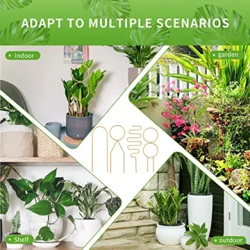 Stylish Gold Trellis for Plant Support Indoor Plants