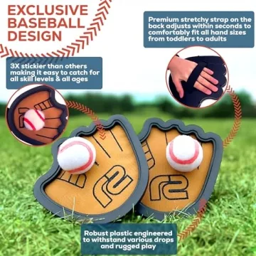 Toss and Catch Ball Set - Outdoor Baseball Training for Kids