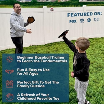 Toss and Catch Ball Set - Outdoor Baseball Training for Kids