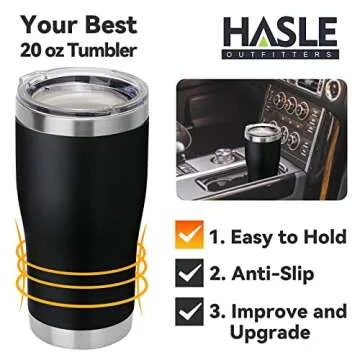 HASLE OUTFITTERS 20 oz Stainless Steel Tumblers Set