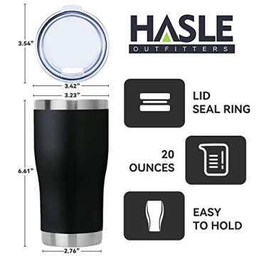 HASLE OUTFITTERS 20 oz Stainless Steel Tumblers Set