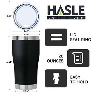 HASLE OUTFITTERS 20 oz Stainless Steel Tumblers Set