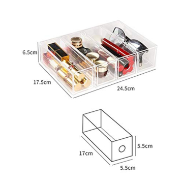 Longjet Clear Acrylic Multi-Drawer Sunglasses Organizer