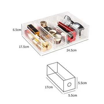 Longjet Clear Acrylic Multi-Drawer Sunglasses Organizer