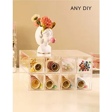 Longjet Clear Acrylic Multi-Drawer Sunglasses Organizer