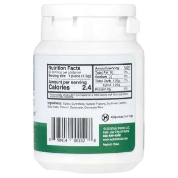 Epic Dental, Gum Xylitol Spearmint, 50 Count