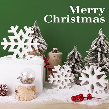 Treory Christmas Wooden Snowflake Decor Set for Holidays