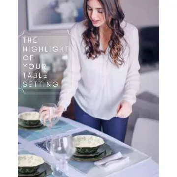 KUNABOO Artisanal Small Ceramic Plates, Salad Plates, Dessert Plates Porcelain Plates Set of 6-7.8” - Sakura Floral Series Pine Green - Ready to Wrap Gift