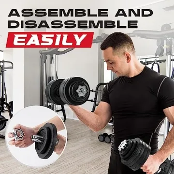 Yes4All Adjustable Dumbbell Set 105lbs for Versatile Workouts