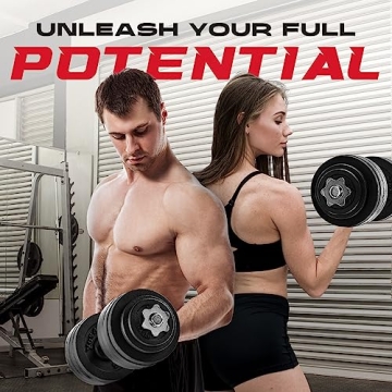 Yes4All Adjustable Dumbbell Set 105lbs for Versatile Workouts