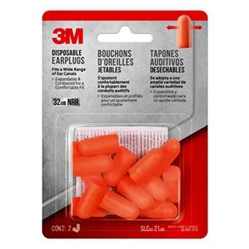 3M Earplugs, NRR 32 dB, Comfort Fit & Easy to Use