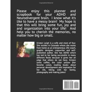 Daily Planner and Scrapbook, 60 Day, Undated, ADHD Planner: Celebrate your Messy ADHD and Neurodiver...