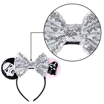 Sawowkuya Mouse Ears Headbands for Women Girls Kids