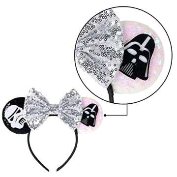 Sawowkuya Mouse Ears Headbands for Women Girls Kids
