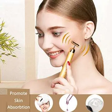 Yeamon 2-in-1 Face Massager for Relaxation and Radiance