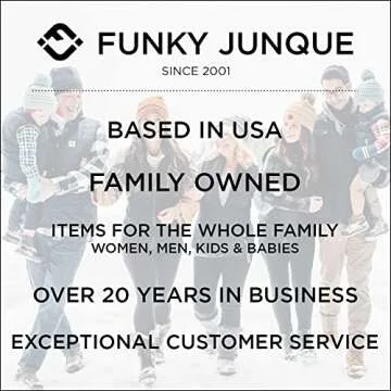 Funky Junque Girls Winter Hat Warm Knit Slouchy Kids Beanie Pom - Grey/Black #31