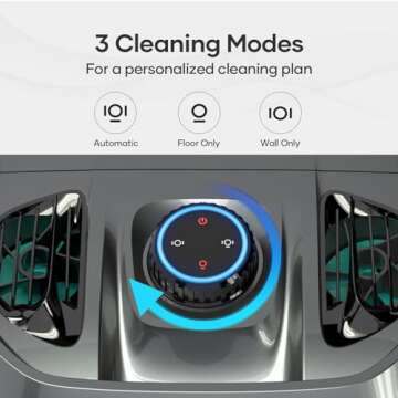 AIPER Cordless Robotic Pool Cleaner with Quad-Motor Power