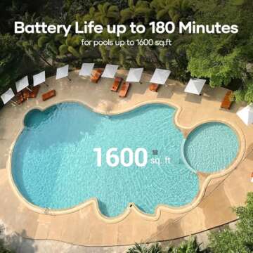 AIPER Cordless Robotic Pool Cleaner with Quad-Motor Power