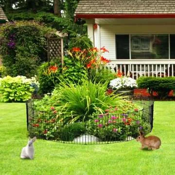 Rustproof Decorative Garden Fence for Pets and Gardens