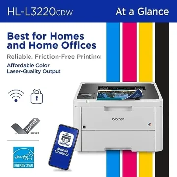 Brother HL-L3220CDW Wireless Color Laser Printer Fast Printing