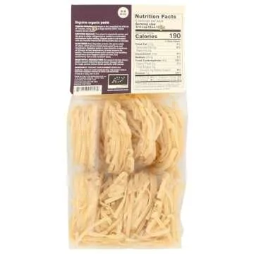 SEGGIANO Organic Linguine Pasta - Certified Organic & Slow Dried, 13.2 Ounce