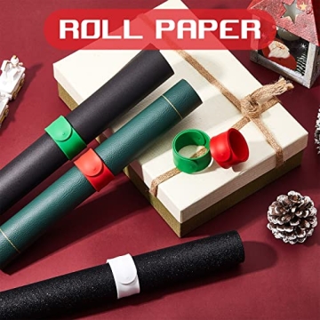 Silicone Wrapping Paper Roll Holders Organize Protect
