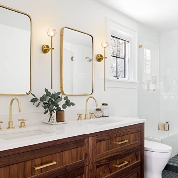 Stylish BOKT Gold Crystal Wall Sconce Set for Home Decor