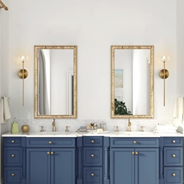 Stylish BOKT Gold Crystal Wall Sconce Set for Home Decor