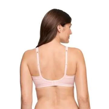 Warner's Womens Easy Does It® Underarm-smoothing With Seamless Stretch Wireless Lightly Lined Comfort Rm3911a T-Shirt Bra, Rosewater, Medium US