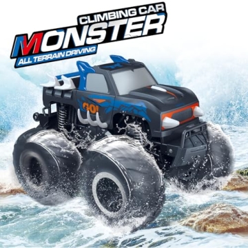 Threeking 1:16 Waterproof Monster Truck for Kids