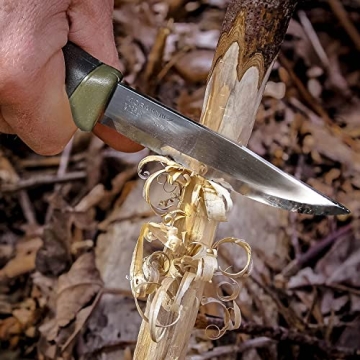 Morakniv Companion Carbon Steel Knife with Sheath, Lightweight