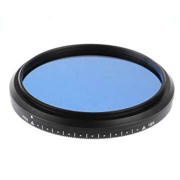 FOTGA Slim Fader Variable ND Filter Adjustable ND2 to ND400 49mm Neutral Density,Suitable for Canon EF 50mm f/1.8 STM Lens Sony FE 50mm F1.8