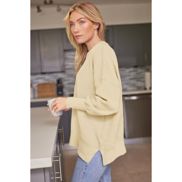 LILLUSORY Women's Oversized Sweater for Stylish Comfort