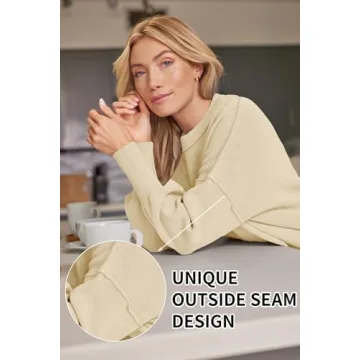 LILLUSORY Women's Oversized Sweater for Stylish Comfort