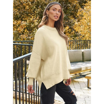 LILLUSORY Women's Oversized Sweater for Stylish Comfort