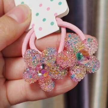 6 Pairs Toddler Hair Ties for Girls,Colorful Cartoon Ponytail Holders Hair Elastics,Soft Hair Ties No Damage Hair Bands,Cute Hair Ties Hair Accessories for Girls Infants Toddlers Kids Teens