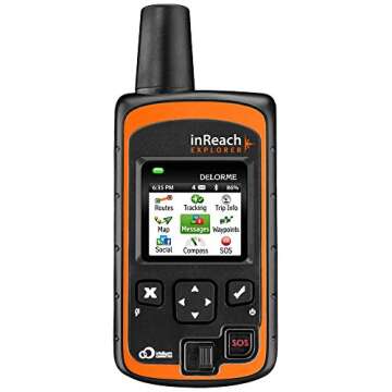 DeLorme AG-008727-201 InReach Explorer Two Way Satellite Communicator with Built in Navigation